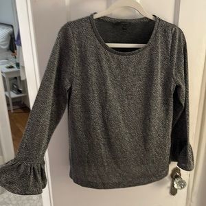Silver sparkly J. Crew T-shirt